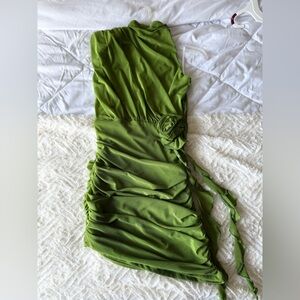 Elegant Green Mini Dress